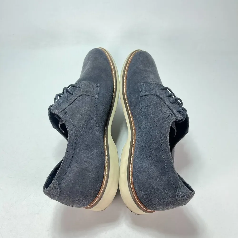 BP Shane-Lea Dark Gray Suede Casual Low Top Plain Toe Derby Shoes Men's Size 12M